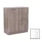 Miami sideboard 1 tür 4 schubladen 80x92 cm york eiche-york eiche