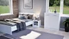Miami Anrichte 2 Türen 80x92 cm weiß-weiß