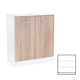 Miami Anrichte 2 Türen 80x92 cm sonoma Eiche weiß