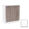 Miami sideboard 2 türen 80x92 cm york eiche-weiß