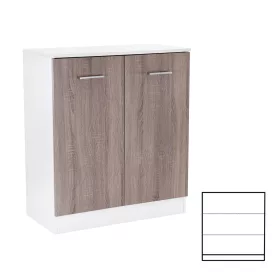 Miami sideboard 2 türen 80x92 cm york eiche-weiß