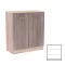 Miami sideboard 2 türen 80x92 cm york eiche-sonoma eiche
