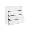 Miami Sideboard mit 4 Schubladen 80x92 cm weiß-weiß