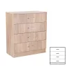 Miami Anrichte mit 4 Schubladen 80x92 cm sonoma Eiche-sonoma Eiche
