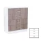 Miami sideboard mit 4 schubladen 80x92 cm york eiche-weiss