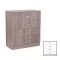 Miami Sideboard mit 4 Schubladen 80x92 cm York Eiche-York Eiche