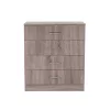 Miami Sideboard mit 4 Schubladen 80x92 cm York Eiche-York Eiche
