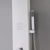 Malaga Weißes Hydromassage-Duschpaneel