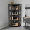 Schwerlast-Eckregal 180x70x40-40 cm 175 kg schwarz