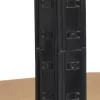Schwerlast-Eckregal 180x70x40-40 cm 175 kg schwarz