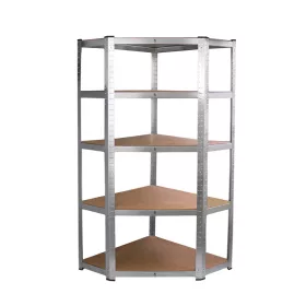 Schwerlast-Eckregal 180x70x40-40 cm 175 kg chrom