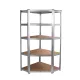Schwerlast-Eckregal 180x70x40-40 cm 175 kg chrom