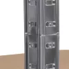 Schwerlast-Eckregal 180x70x40-40 cm 175 kg chrom