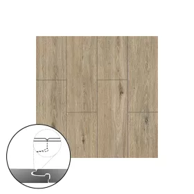 Leziter Kent Eiche Vinyl SPC schwimmender Fußboden
