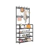 Vorderwand-Garderobe LRA-02 schwarz