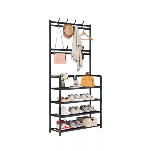 Vorderwand-Garderobe LRA-02 schwarz