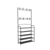 Vorderwand-Garderobe LRA-02 schwarz