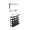Vorderwand-Garderobe LRA-02 schwarz