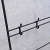 Vorderwand-Garderobe LRA-02 schwarz