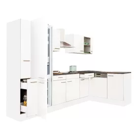 Yorki 310 Eckküchenzeile mit Unterbaukühlschrank