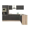Yorki 310 Eckküchenzeile mit Backofen und Mikrowelle