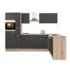 Yorki 310 Eckküchenzeile mit Backofen und Mikrowelle