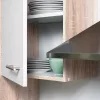 Yorki 340 Eckküchenzeile mit Gefrierschrank und Kühlschrank