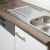 Yorki 340 Eckküchenzeile mit Gefrierschrank und Kühlschrank