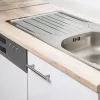 Yorki 370 Eckküchenzeile mit Gefrierschrank und Kühlschrank