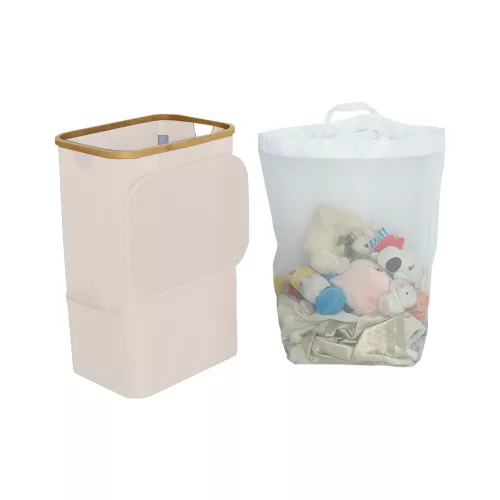 Abfallbehälter 100L beige 44x33x67 cm