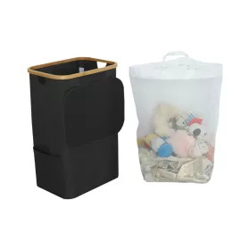 Abfallbehälter 100L schwarz 44x33x67 cm