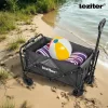 Zusammenklappbarer Standard-Garten-Strandwagen grau