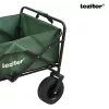 Zusammenklappbarer Premium-Garten-Strandwagen mit Tisch grün
