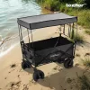 Strandkorb Premium Dach grau