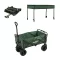 Zusammenklappbarer Premium-Gartenstrandwagen mit grünem Dach