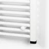 Gebogener Handtuchtrockner-Heizkörper 1200x600 mm weiß
