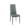 Mezza 4+1 Esstisch-Set grau-schwarz
