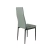 Mezza 4+1 Esstisch-Set grau-schwarz