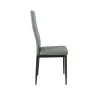 Mezza 4+1 Esstisch-Set grau-schwarz