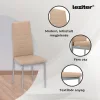 Mateo 4+1 Esstisch-Set beige-grau