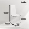 Mateo 4+1 Esstisch-Set weiß-grau