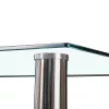 Berna 120 cm quadratischer Esstisch aus Glas