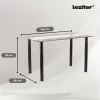 Zelma 6+1 Esstisch-Set beige