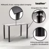 Riona 140 cm quadratischer Esstisch aus Glas