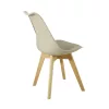 Midori 4+1 Esstisch-Set beige