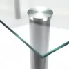Berna 140 cm quadratischer Esstisch aus Glas