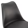Nuvia 4+1 Esstisch-Set weiß-schwarz