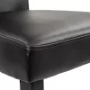 Mira 4+1 Esstisch-Set weiß-schwarz