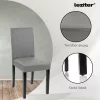 Mira 4+1 Esstisch-Set weiß-grau
