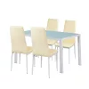 Liana 4+1 Esstisch-Set beige
